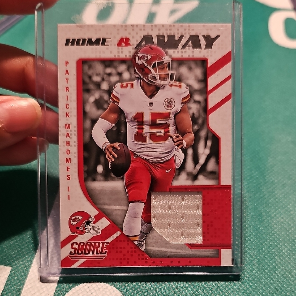 Patrick Mahomes II Home & Away Football Card